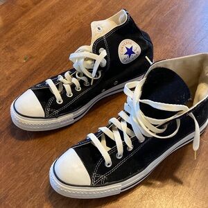 Converse Black and White High-Top Sneakers